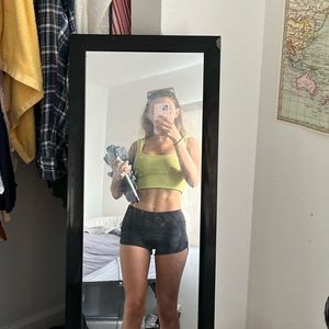 Free people yellow workout top